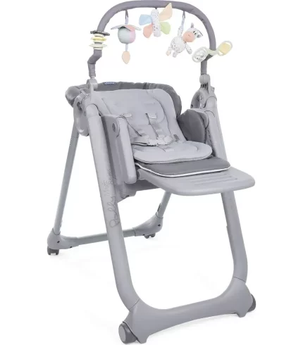 Стульчик для кормления Chicco Polly Magic Relax Graphite